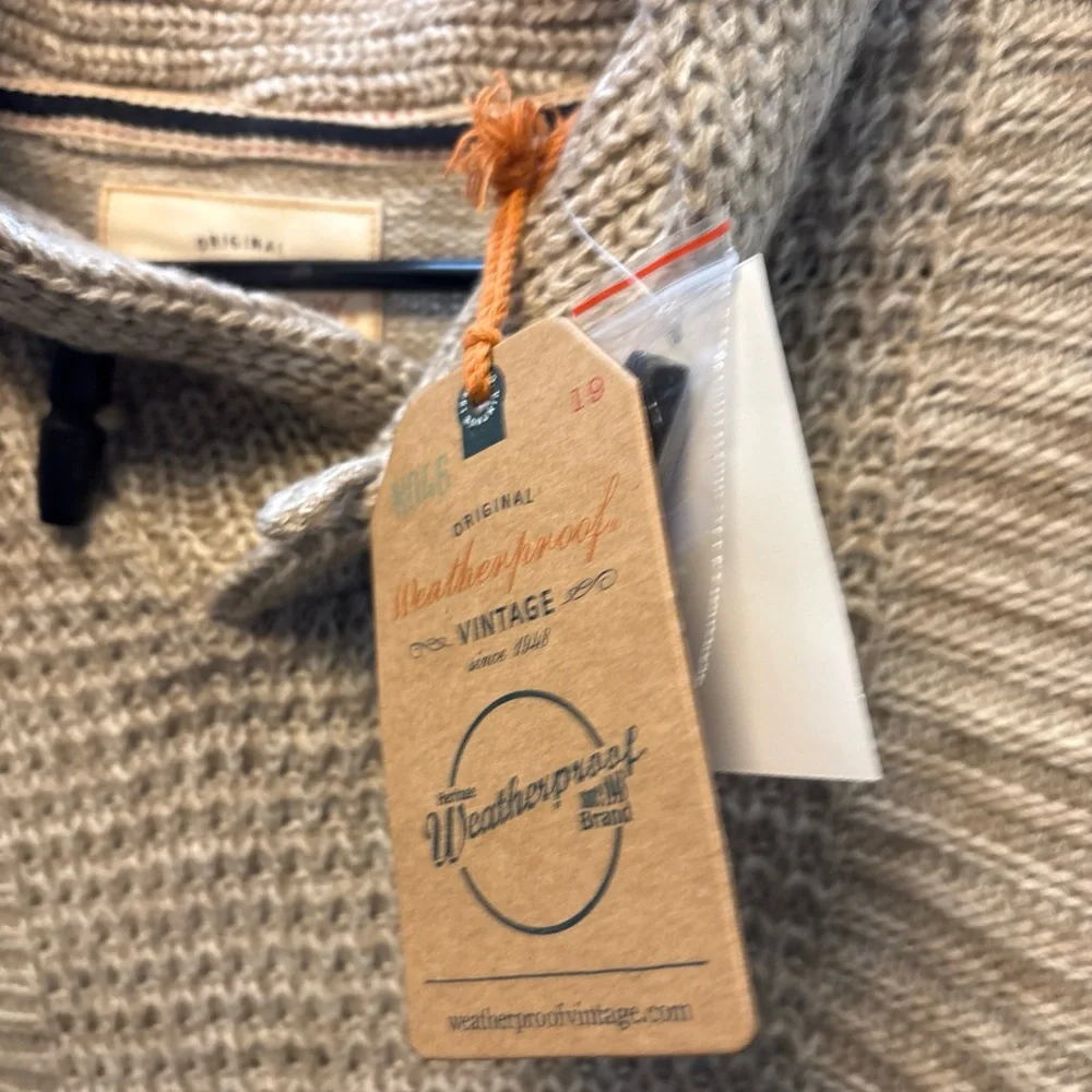 Weatherproof Men's Beige Turtleneck Sweater
